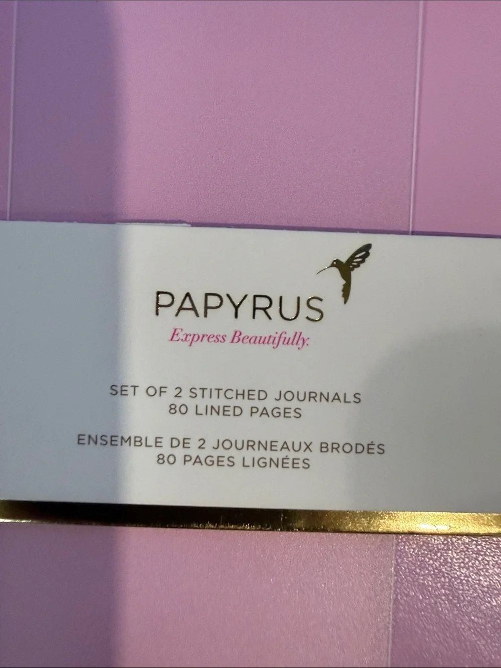 Papyrus branded pink